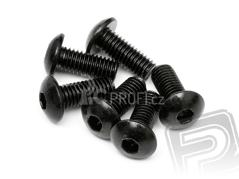 Šroub imbus s čočkovou hlavou M5x12mm, 6ks