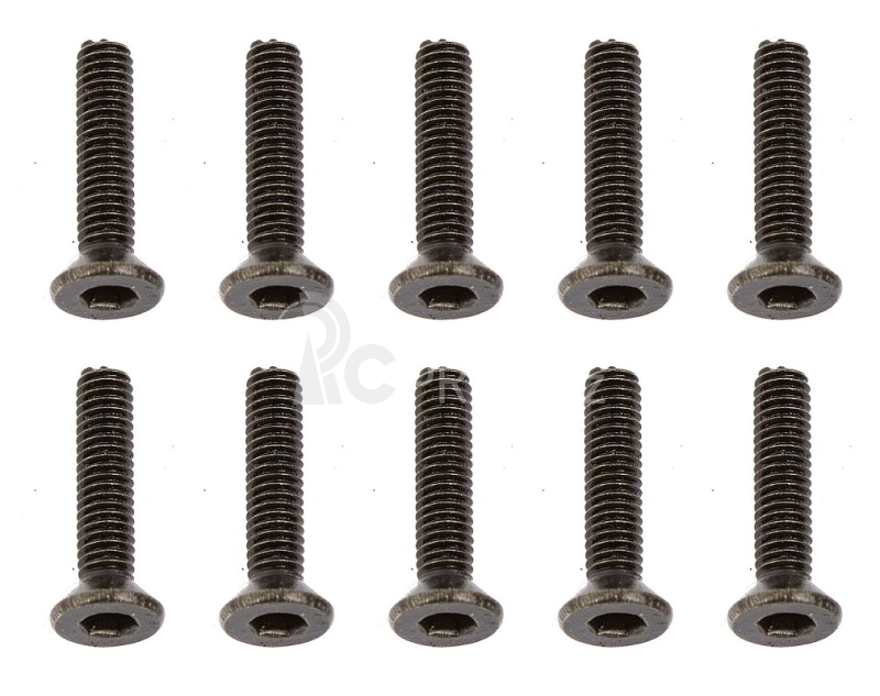 Šrouby, M2,5x12mm s zápustnou imbusouvou hlavou