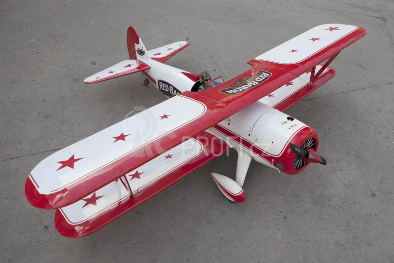 RC letadlo Stearman Red Baron Pizza 1,82m