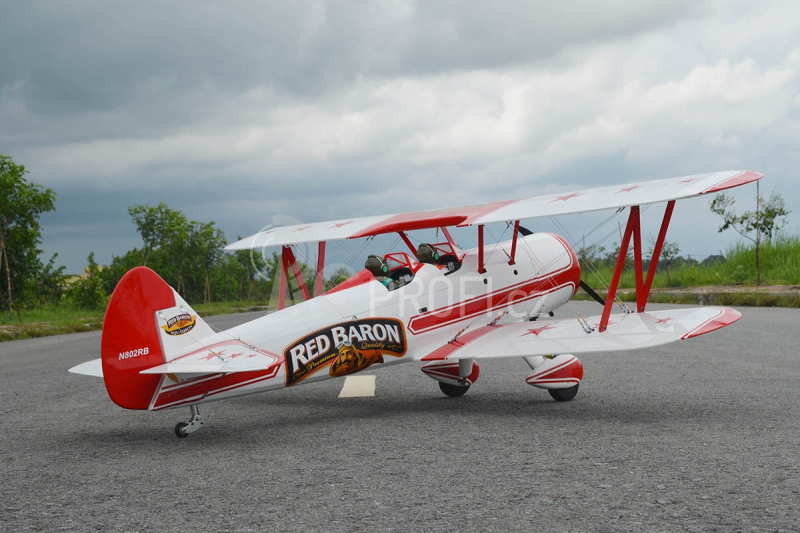 RC letadlo Stearman Red Baron Pizza 1,82m