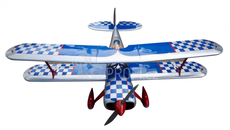 RC letadlo Steen Skybolt 1,55m, stříbrná/modrá