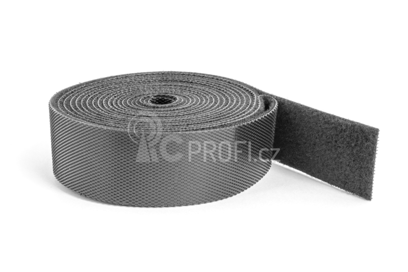 Suchý zip oboustranný 2M x 20mm - černý