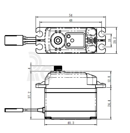 SV-1271SG HI VOLT digitální servo