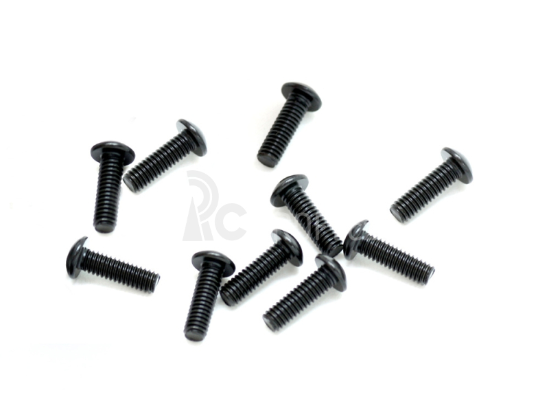 SWORKz ocelový Inbusový šroub s čočkovitou hlavou M4x12mm, 8 ks.