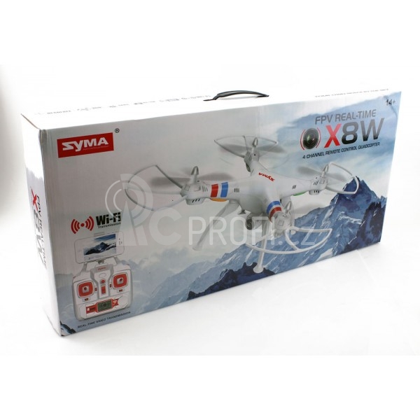 Dron Syma X8W FPV, bílá