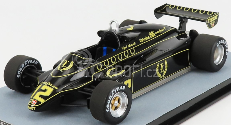 Tecnomodel Lotus F1  91 N 12 British Gp 1982 N.mansell 1:18 Black