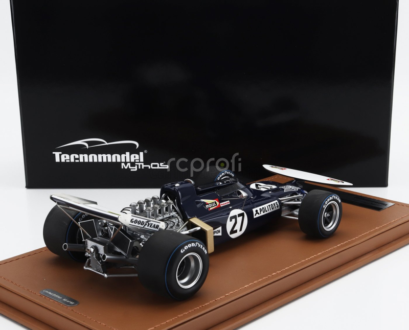 Tecnomodel March F1  711 N 27 Spanish Gp 1971 Henri Pescarolo 1:18 Blue
