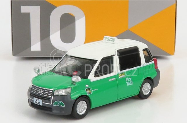 Tiny toys Toyota Hybrid Comfort Taxi 2020 1:64 Zelená Bílá