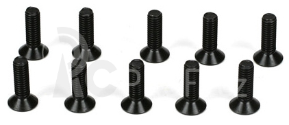 TLR šroub ocel zapuštěná hlava M3x10mm (10)