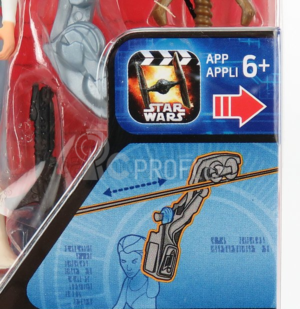 Tomica Star wars Rebels Princess Leia Organa Figure Cm. 8.5 1:18 Grey Beige