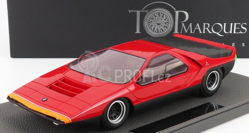 Topmarques Alfa romeo Carabo Bertone 1968 1:18 Red