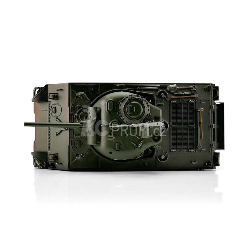 TORRO tank PRO 1/16 RC M4A3 Sherman 75mm kamufláž zelená - infra IR - Servo