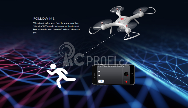 Dron Syma X25PRO + náhradní baterie