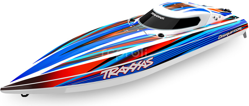 RC loď Traxxas Distruptor 4S RTR, modrá