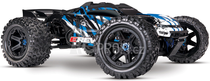 RC auto Traxxas E-Revo 1:8 VXL RTR, modrá