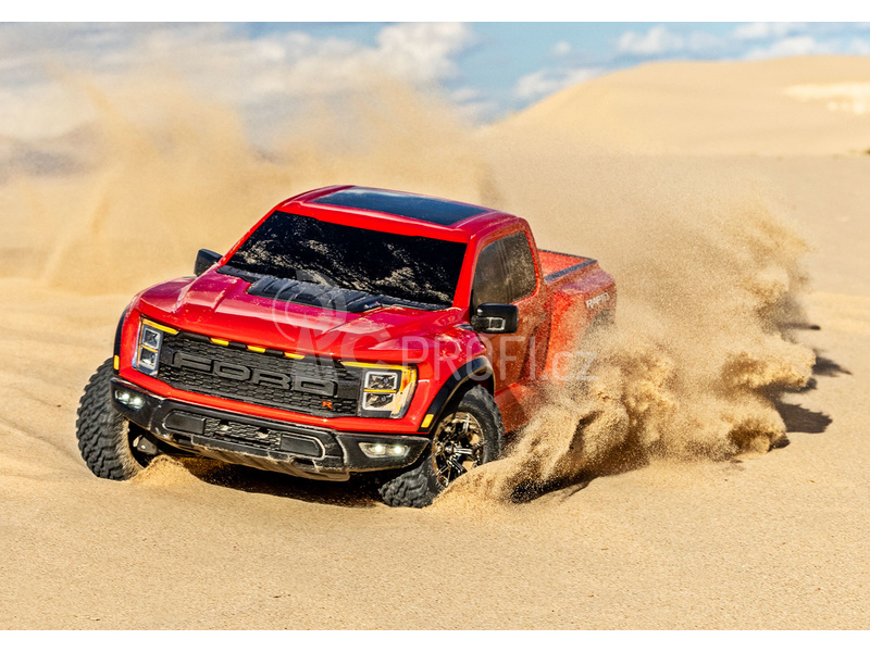 RC auto Traxxas Ford F-150 Raptor R 1:10 RTR, červená