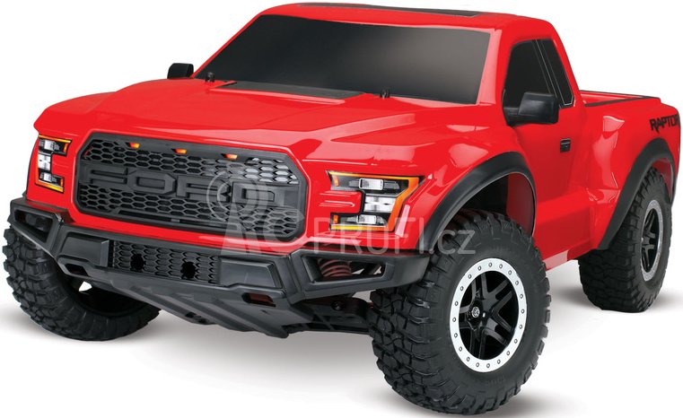 RC auto Traxxas Ford F-150 SVT Raptor 2017 1:10 RTR, červená