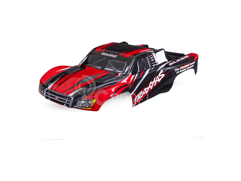 Traxxas karosérie Slash 4X4 červená (bezsponková)