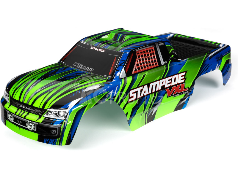 Traxxas karosérie Stampede VXL zeleno-modrá
