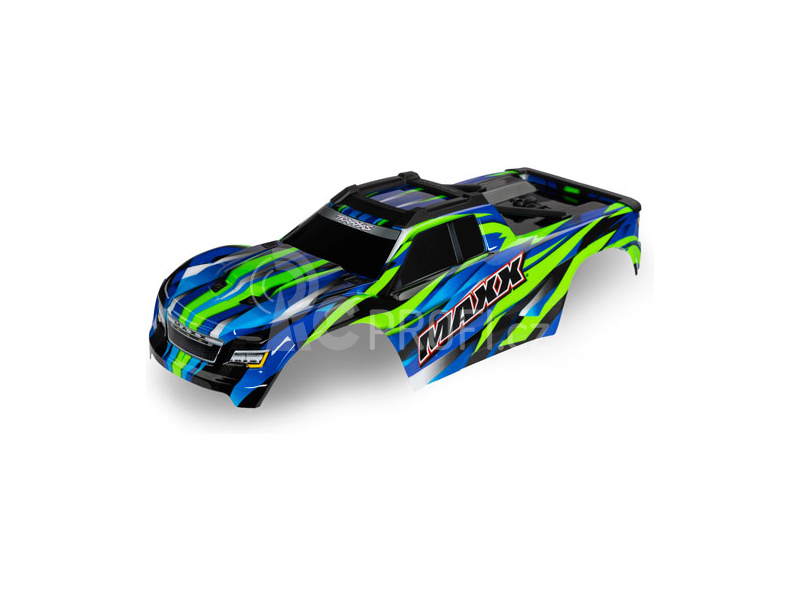 Traxxas karosérie zelená Maxx (rozvor 352mm)