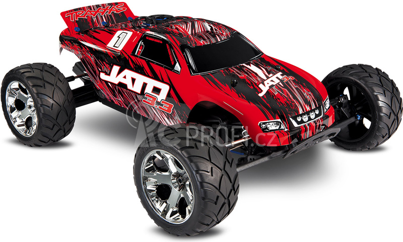 RC auto Traxxas Nitro Jato 1:10 TQi BlueTooth RTR, červená