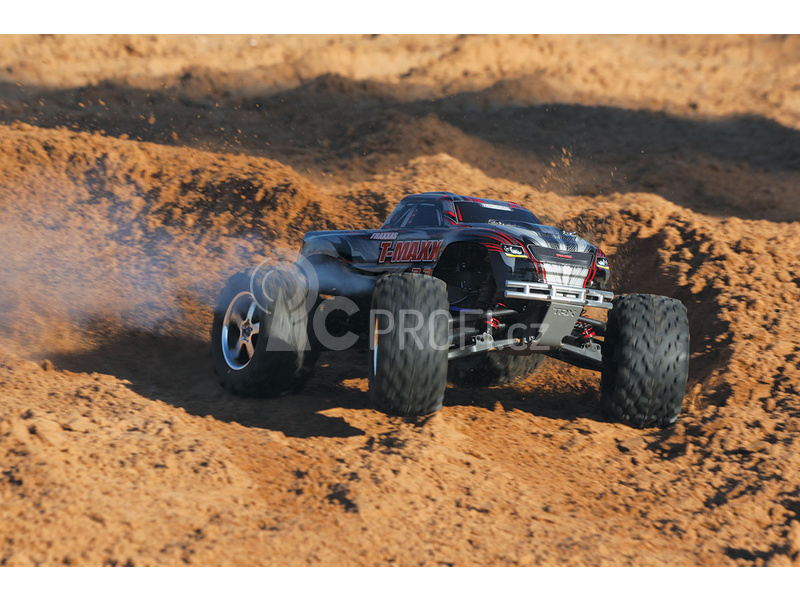 RC auto Traxxas Nitro T-Maxx 3.3 1:8 TQi Bluetooth RTR, červená