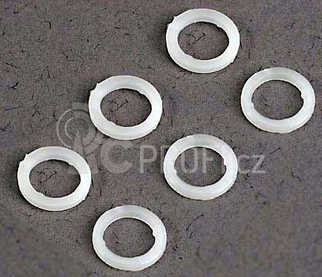 Traxxas plastová podložka 5x8x1mm bílá (6)