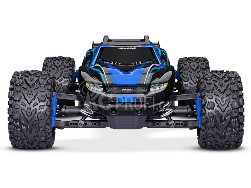 RC auto Traxxas Rustler 1:10 2BL 4WD RTR, modrá