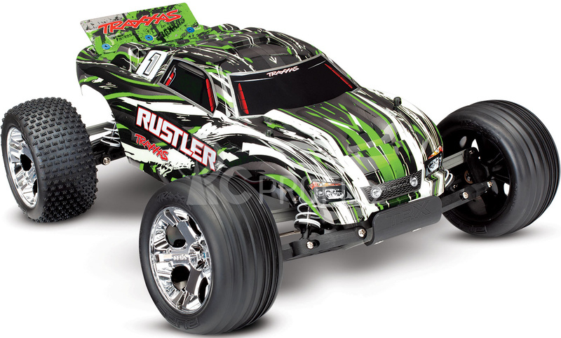 RC auto Traxxas Rustler 1:10 RTR, zelená