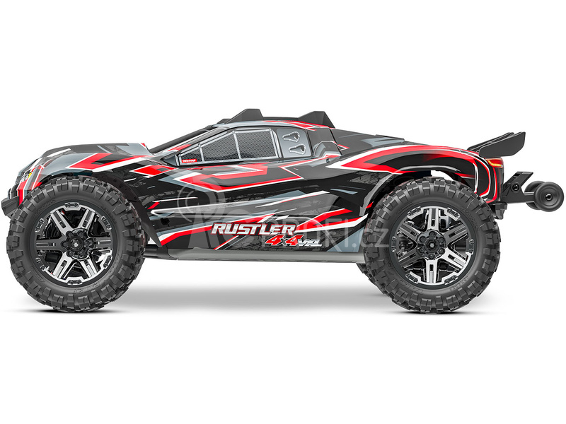 RC auto Traxxas Rustler 1:10 VXL HD 4WD RTR, oranžová