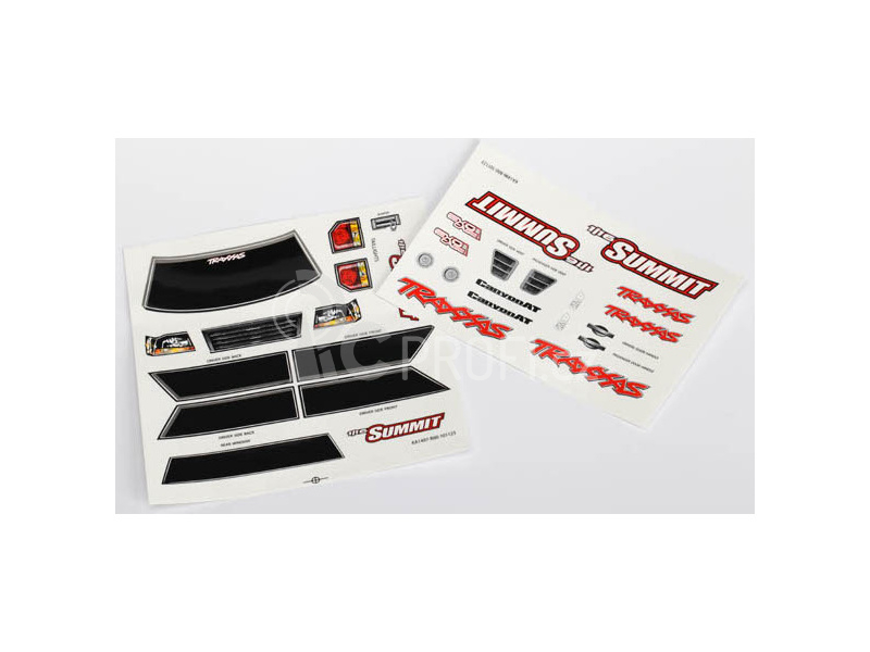 Traxxas samolepky: Summit 1:16