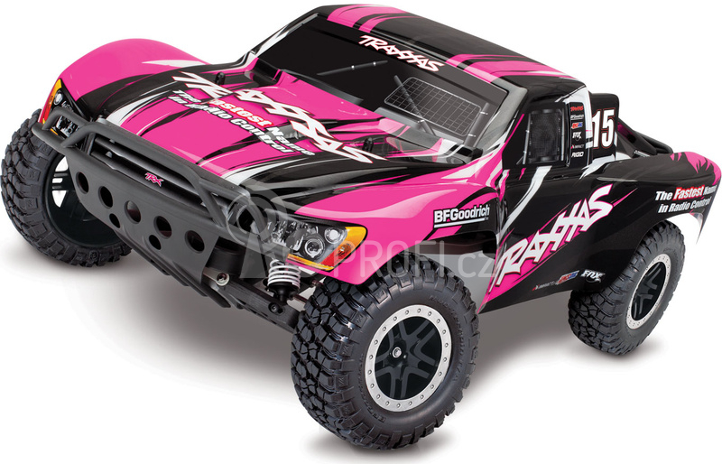 RC auto Traxxas Slash 1:10 RTR, růžová