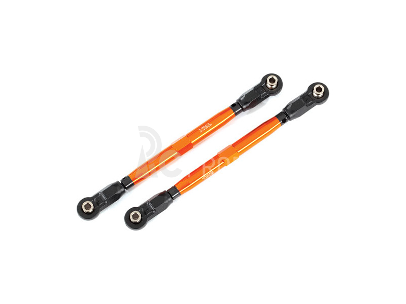 Traxxas spojovačka hliníková oranžová (2) (pro WideMaxx)