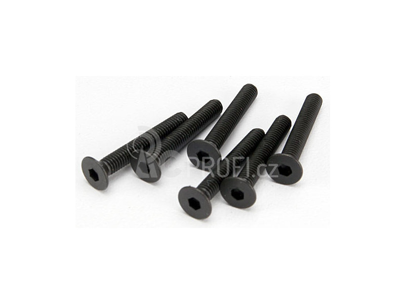 Traxxas šroub imbus M3x20mm zápustná hlava (6)