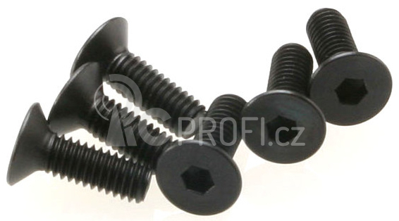 Traxxas šroub imbus M4x12mm zápustná hlava (6)
