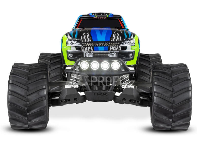 RC auto Traxxas Stampede 4WD 1:10 RTR s LED osvětlením, modrá