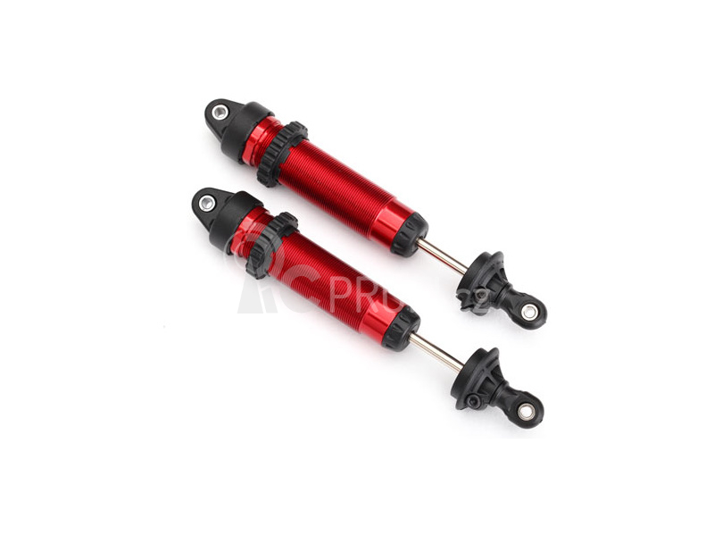 Traxxas tlumič GTR 134mm červený se závitem (2)
