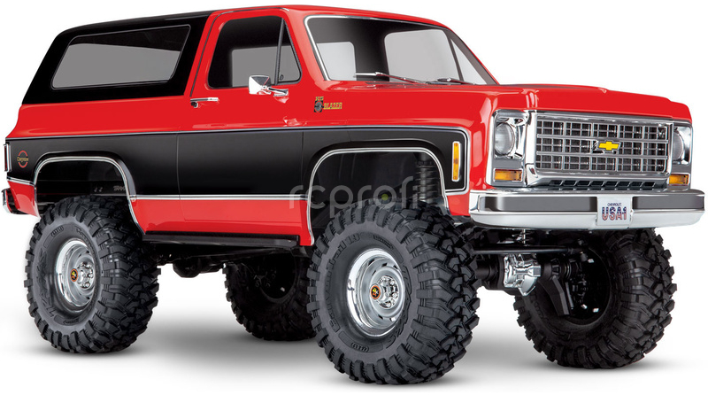 RC auto Traxxas TRX-4 Chevrolet K5 Blazer 1979 1:10 RTR, červená