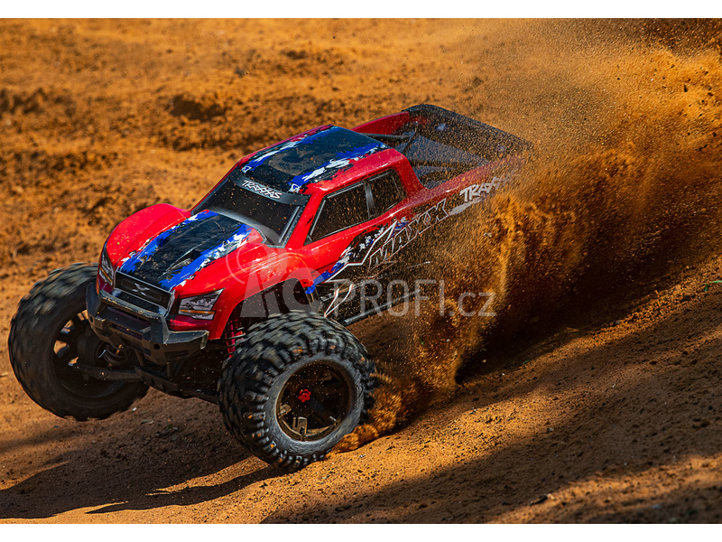 RC auto Traxxas X-Maxx 8S 1:5 4WD TQi, červená
