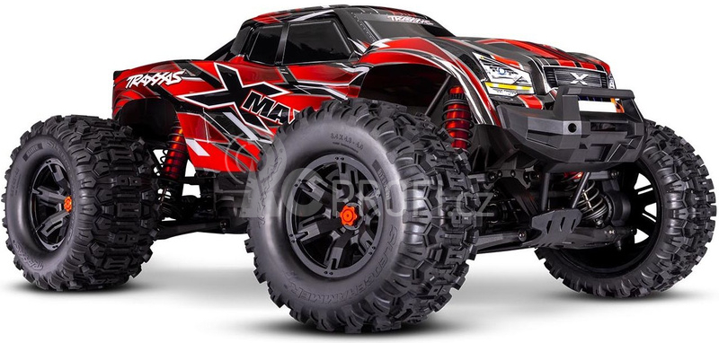 RC auto Traxxas X-Maxx 8S Belted 1:5 4WD RTR, červená
