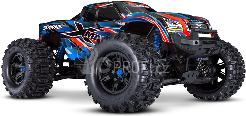 RC auto Traxxas X-Maxx 8S Belted 1:5 4WD RTR, modrá