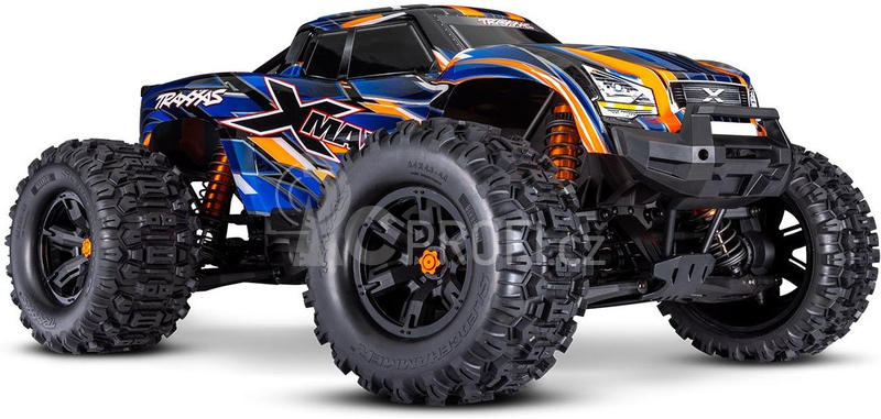 RC auto Traxxas X-Maxx 8S Belted 1:5 4WD RTR, oranžová