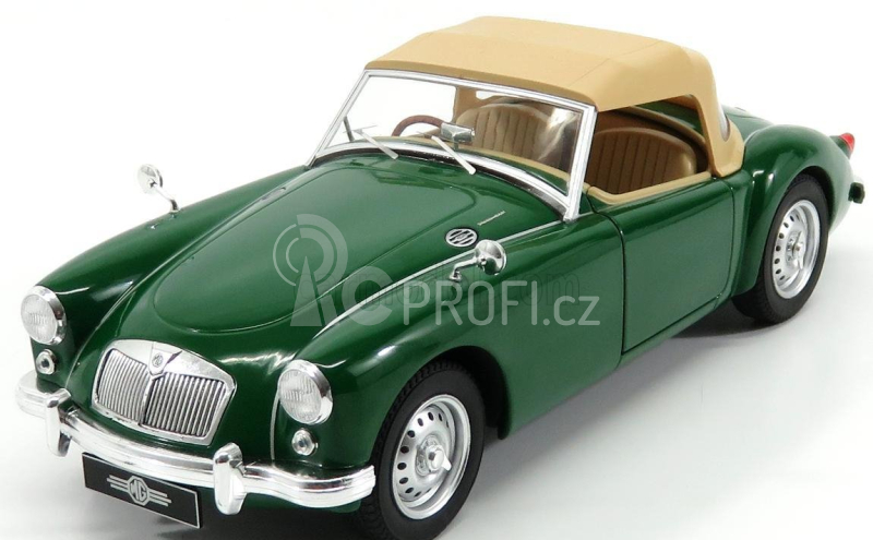 Triple9 MG Mga Mki Twin Cam Spider Soft-top Closed 1959 1:18 Zelený Krém