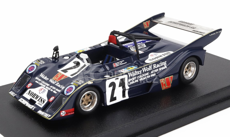 Trofeu Cheetah G601 Spider Team Racing Fans N 21 24h Le Mans 1980 Marc Frischknecht - Sandro Plastina - Mario Luini 1:43 Blue