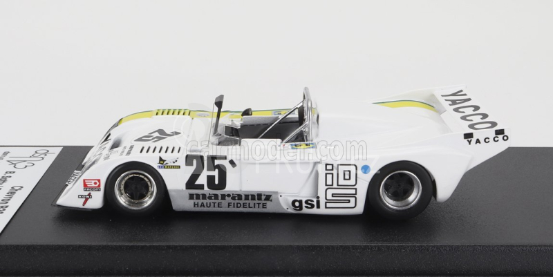 Trofeu Chevron B36 N 26 24h Le Mans 1980 B.sotty - D.laurent - P.hesnault 1:43 Bílá