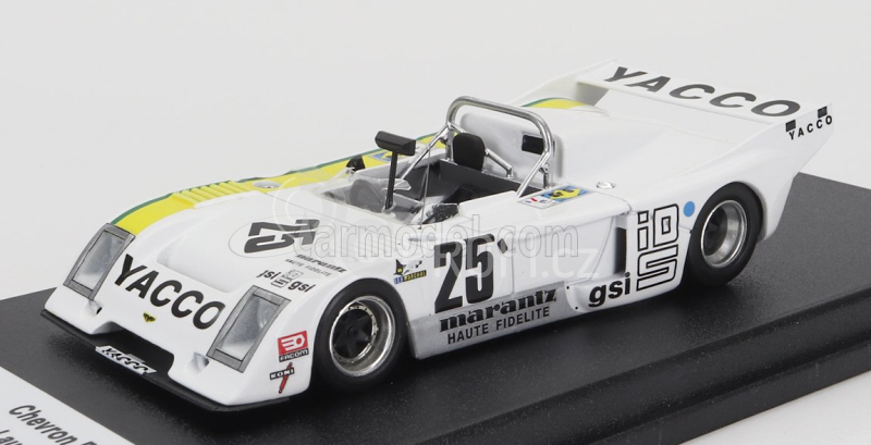 Trofeu Chevron B36 N 26 24h Le Mans 1980 B.sotty - D.laurent - P.hesnault 1:43 Bílá