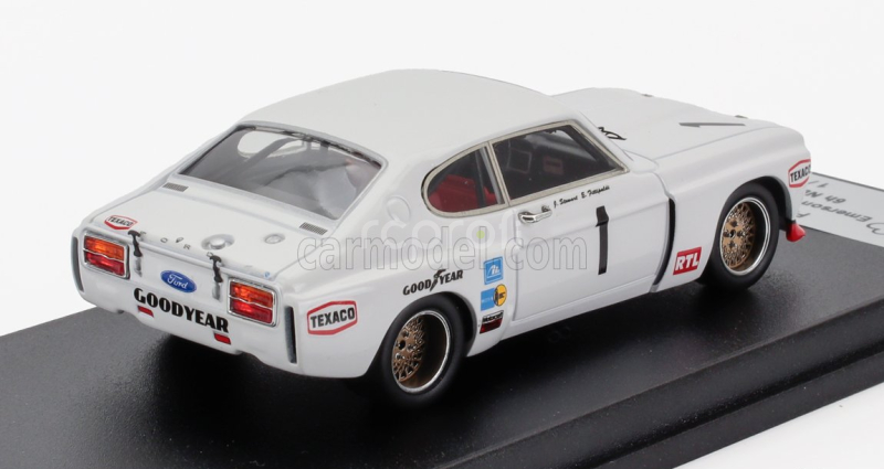 Trofeu Ford england Capri Rs2600 N 1 6h Nurburgring 1973 Emerson Fittipaldi - Jackie Stewart 1:43 Bílá