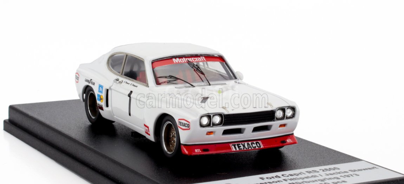Trofeu Ford england Capri Rs2600 N 1 6h Nurburgring 1973 Emerson Fittipaldi - Jackie Stewart 1:43 Bílá