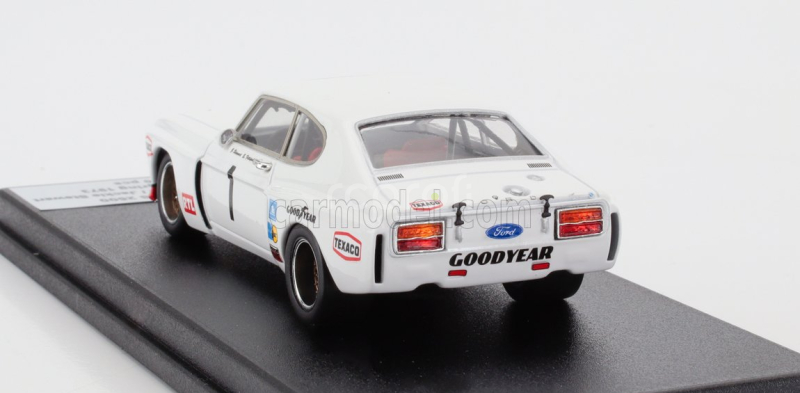 Trofeu Ford england Capri Rs2600 N 1 6h Nurburgring 1973 Emerson Fittipaldi - Jackie Stewart 1:43 Bílá