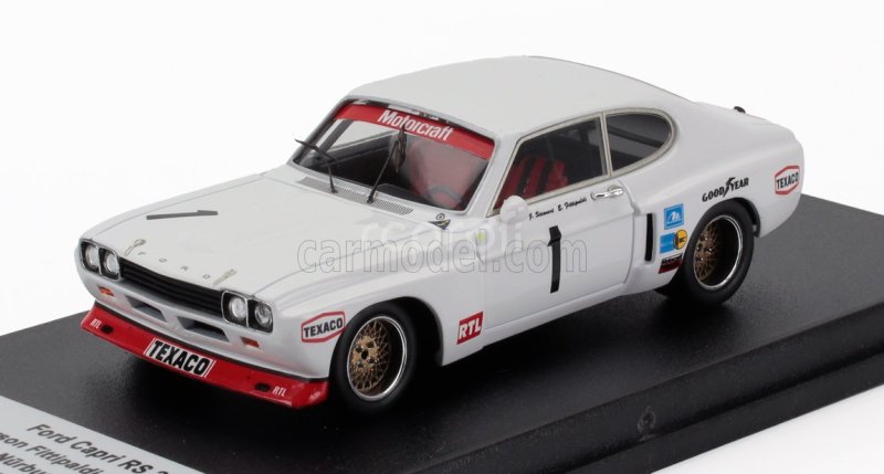 Trofeu Ford england Capri Rs2600 N 1 6h Nurburgring 1973 Emerson Fittipaldi - Jackie Stewart 1:43 Bílá